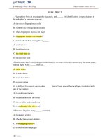 Đề toefl Trần Thế Long  Đáp án cụ thể full test 2 (key)