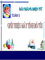 giới thiệu máy tính bỏ túi