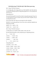 Giải bài tập trang 27 SGK Hóa lớp 9: Một số Bazơ quan trọng