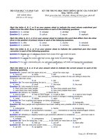 đề minh họa thi THPT QG môn văn anh 2017