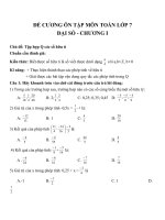 Đề cương ôn tập môn toán lớp 7  (10) 