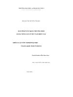 Giải pháp xây dựng thương hiệu hàng nông sản ở việt nam hiện nay 