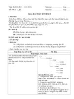 Giáo án tin học lớp 8 tuan 11 tiet 21, 22 (bai thuc hanh so 3) 