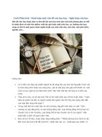 Cách phân tích – bình luận một vấn đề văn học hay – nghị luận văn học 