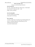 Báo cáo thực tập thư ký tại Tổng Công Ty Xây Dựng Công Trình Hàng Không ACC