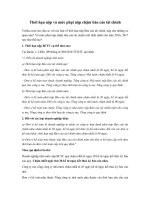 Thời hạn nộp và mức phạt nộp chậm báo cáo tài chính