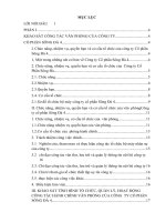 Báo cáo thực tập quản trị văn phòng: NGHIỆP VỤ HÀNH CHÍNH VĂN PHÒNG của công ty Cổ phần Sông Đà 4