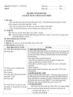 Giáo án tin học lớp 8 tuan 02 tiet 03 (he dieu hanh MS DOS cach su dung chuot va ban phim) 