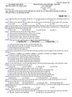 Tài liệu ôn tập môn sinh học lớp 12 luyện thi đại học (7) 
