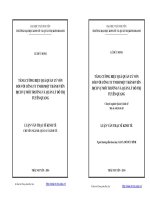 Tăng cường hiệu quả quản lý vốn đối với công ty TNHH một thành viên dịch vụ môi trường và quản lý đô thị Tuyên Quang