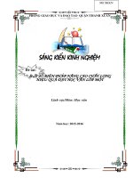 SKKN mot so bien phap nang cao chat luong hieu qua day học van lop 1 