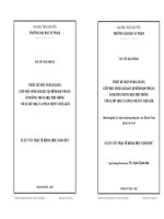 THIẾT KẾ MỘT SỐ BÀI GIẢNG GIÚP HỌC SINH GIẢI BÀI TẬP HÌNH HỌC PHẲNG Ở TRƢỜNG TRUNG HỌC PHỔ THÔNG VỚI SỰ HỖ TRỢ CỦA PHẦN MỀM VI THẾ GIỚI