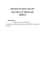 Điều tra, thống kê ý kiến sinh viên đối với vấn đề  “Trung Quốc hạ đặt trái phép dàn khoan HD981 tại vùng biển Việt Nam” năm 2016