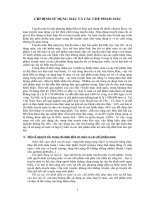 Bai 7   chi dinh su dung mau va cac che pham mau