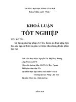 Sử dụng phương pháp in vitro đánh giá khả năng tiêu hóa các nguồn thức ăn giàu xơ khác nhau trong khẩu phần lợn thịt 