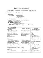 giáo án tiếng anh 9 cả năm CHUẨN KIẾN THỨC