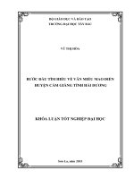 Bước đầu tìm hiểu về văn miếu mao điền huyện cẩm giàng tỉnh hải dương 