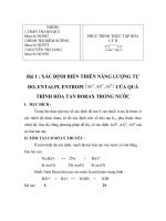 Phúc trình hóa lý 2. Đại học Cần Thơ