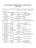 Bài tập trắc nghiệm môn tiếng anh 12 (53) 