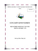 SKKN mot so bien phap day tap viet trong gio hoc van 