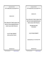 Tăng cường quản lý thuế giá trị gia tăng đối với các doanh nghiệp trên địa bàn huyện Na Hang tỉnh Tuyên Quang