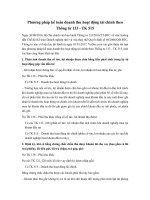 Phương pháp kế toán doanh thu hoạt động tài chính theo Thông tư 133 - TK 515