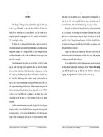 Theo dõi hàm lƣợng hoạt chất diterpenoit trong cây Khổ sâm cho lá (Croton tonkinensis Gagnep.,) họ Euphorbiaceae