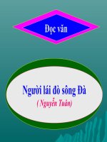 Tuần 16 người lái đò sông đà 