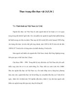 Thực trạng dầu thực vật 