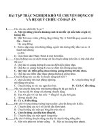 Bài tập trắc nghiệm môn vật lý lớp 12 (160) 