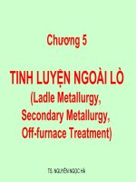 Tinh Luyện Ngoài Lò (Ladle Metallurgy, Secondary Metallurgy, Off-furnace Treatment)