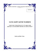 SKKN phat huy tinh tich cuc cua hoc sinh khi day cac bai hinh thanh cac bang nhan 