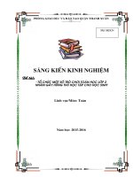 SKKN to chuc mot so tro choi toan hoc lop 2 nham gay hung thu hoc tap cho hoc sinh 