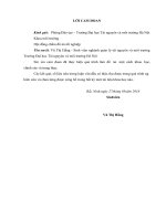 Xây dựng mô hình hương ước, quy ước bảo vệ môi trường với sự tham gia của cộng đồng tại Thị Trấn Thứa, huyện Lương Tài, tỉnh Bắc Ninh