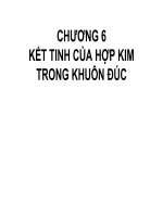 Kết Tinh Của Hợp Kim Trong Khuôn Đúc