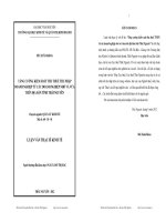 Tăng cường kiểm soát thu thuế thu nhập doanh nghiệp từ các doanh nghiệp nhỏ và vừa trên địa bàn tỉnh Thái Nguyên