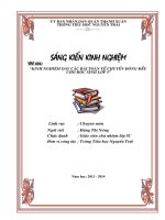 SKKN toán chuyển động đều lớp 5 