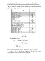 Tính toán động lực học trục khuỷu thanh truyền
