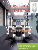 Bài thuyết trình nhóm Quản trị văn phòng, thư ký văn phòng