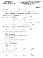 chuyên đề hàm số mũ logarit