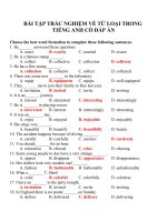 Bài tập trắc nghiệm môn tiếng anh 12 (72) 