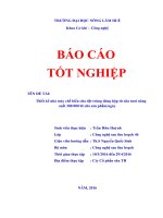Thiết kế nhà máy chế biến sữa tiệt trùng đóng hộp từ sữa tươi năng suất 300 000 lít sữa sản phẩm ngày 