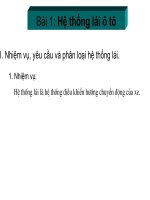 Bài Giảng Hệ Thống Lái Ô Tô