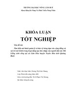 Tìm hiểu mô hình quản lý và bảo vệ rừng dựa vào cộng đồng và vai trò của mô hình trong hoạt động tạo thu nhập của người dân tộc mã liềng tại xã lâm hóa huyện tuyên hóa tỉnh quảng bình 