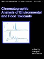 chromatographic analysis of environmental and food toxicants   takayuki shibamoto