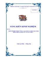 SKKN mot so bien phap nang cao chat luong day hoc phan mon luyen tu va cau 