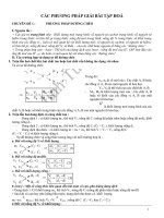 CÁC PHƯƠNG PHÁP GIẢI BÀI TẬP HOÁ