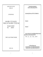 BẢO HIỂM Y TẾ TỰ NGUYỆN TRONG LUẬT BẢO HIỂM Y TẾ VIỆT NAM