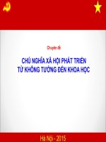 BÀI GIẢNG điện tử CHỦ NGHĨA xã hội KHOA học   CNXH KHÔNG TƯỞNG đến KHOA học
