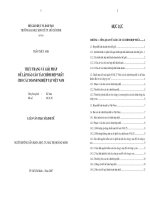 thực trạng và giải pháp đề lập báo cáo tài chính hợp nhất cho các doanh nghiệp